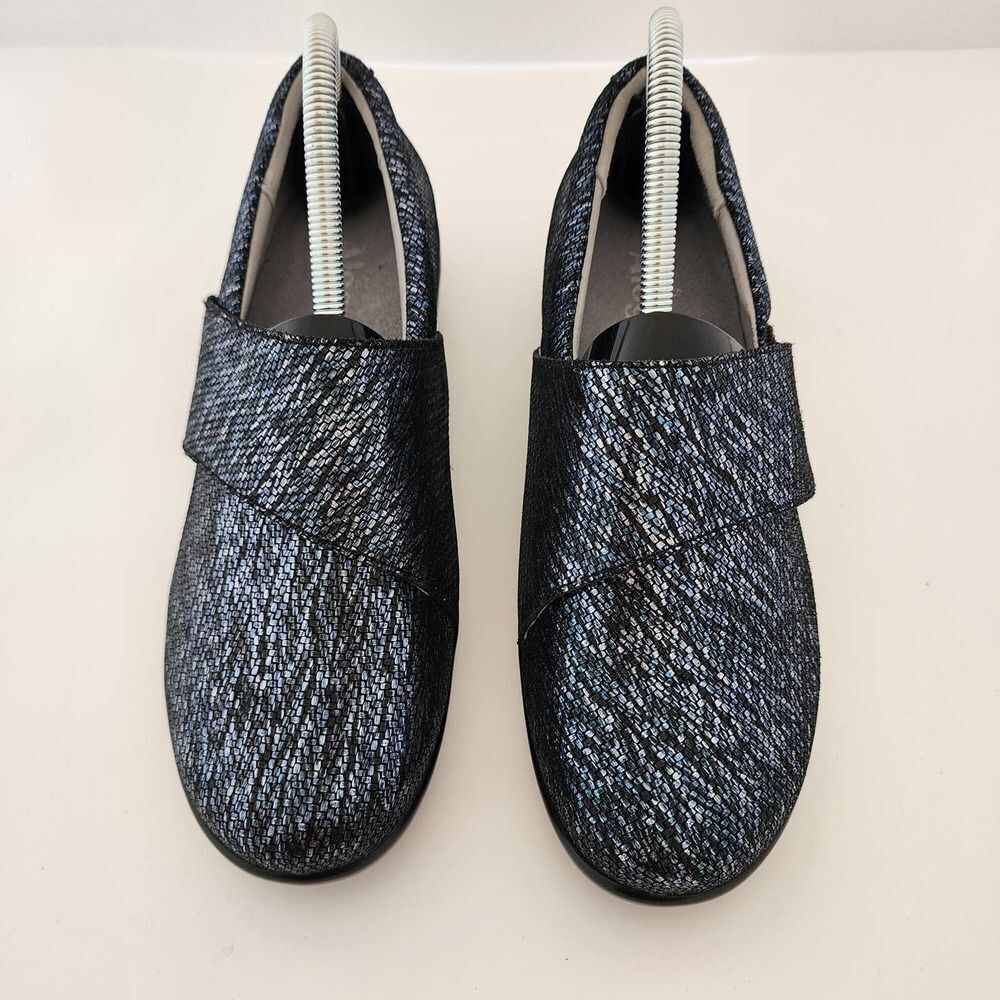 Alegria Clog Shimmery Blue Womens Size EU 38 US 8 - Picture 2 of 12